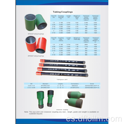 Junta de cachorro 3-1/2in, 9.3 lb/ft l80, eue, 1.5m con acoplamiento